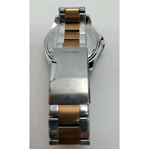 Fossil Riley ES4145 Women's Stainless Steel Rose Analog Dial Quartz Watch KL388 - Picture 3 of 5